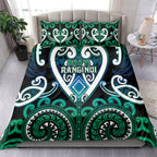 Aotearoa Ngati Ranginui Bedding Set Maori Tribal Pattern