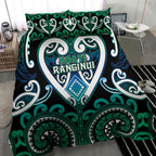 Aotearoa Ngati Ranginui Bedding Set Maori Tribal Pattern