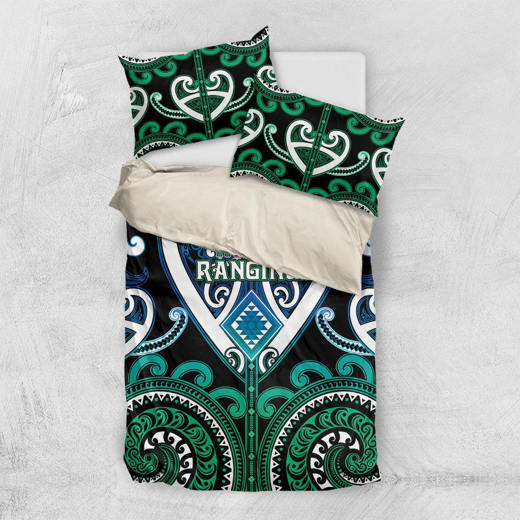 Aotearoa Ngati Ranginui Bedding Set Maori Tribal Pattern