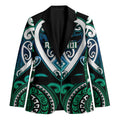Custom Aotearoa Ngati Ranginui Blazer Maori Tribal Pattern