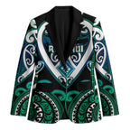 Custom Aotearoa Ngati Ranginui Blazer Maori Tribal Pattern