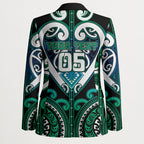 Custom Aotearoa Ngati Ranginui Blazer Maori Tribal Pattern