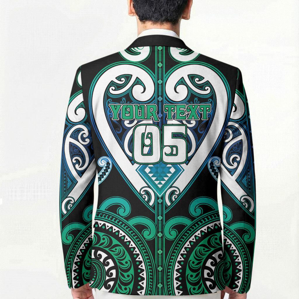 Custom Aotearoa Ngati Ranginui Blazer Maori Tribal Pattern