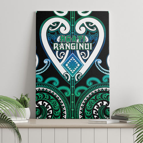 Aotearoa Ngati Ranginui Canvas Wall Art Maori Tribal Pattern