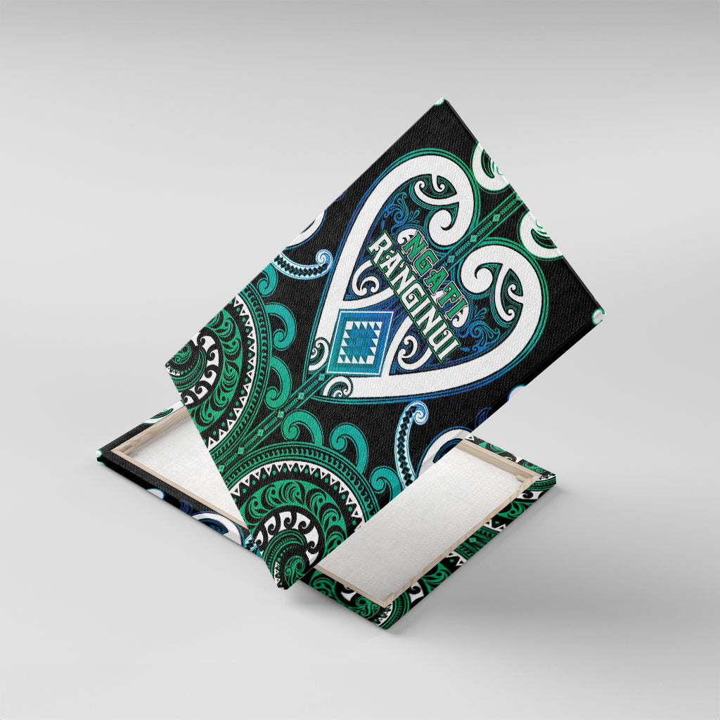 Aotearoa Ngati Ranginui Canvas Wall Art Maori Tribal Pattern