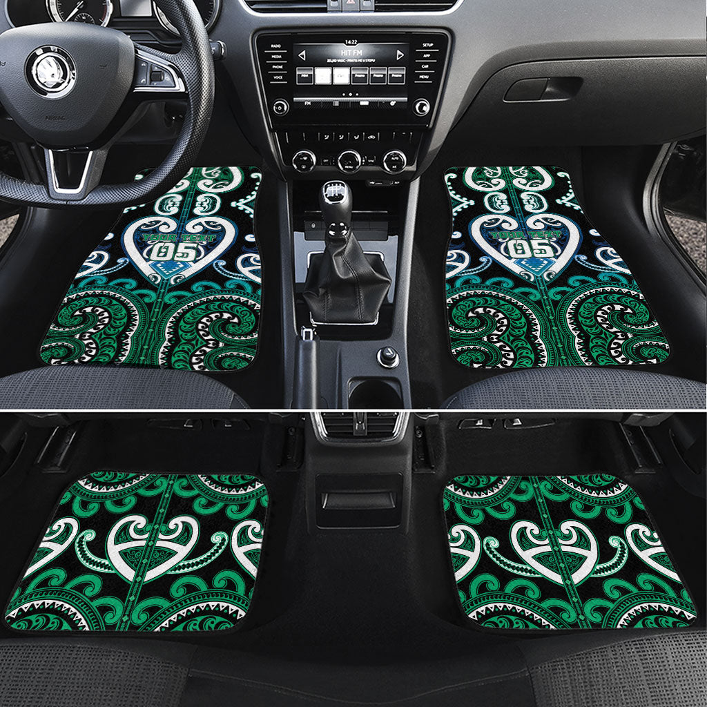 Custom Aotearoa Ngati Ranginui Car Mats Maori Tribal Pattern