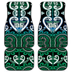 Custom Aotearoa Ngati Ranginui Car Mats Maori Tribal Pattern