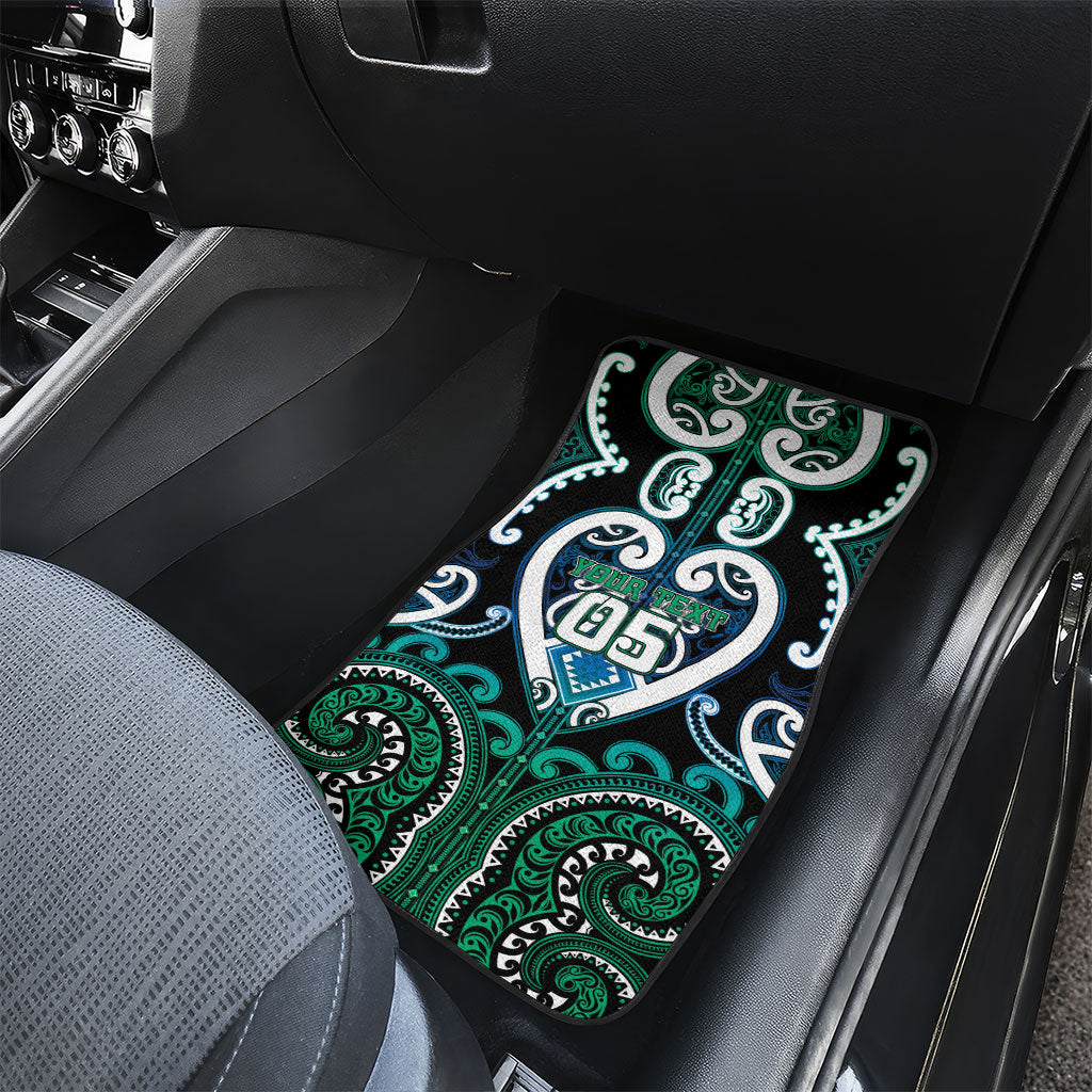 Custom Aotearoa Ngati Ranginui Car Mats Maori Tribal Pattern