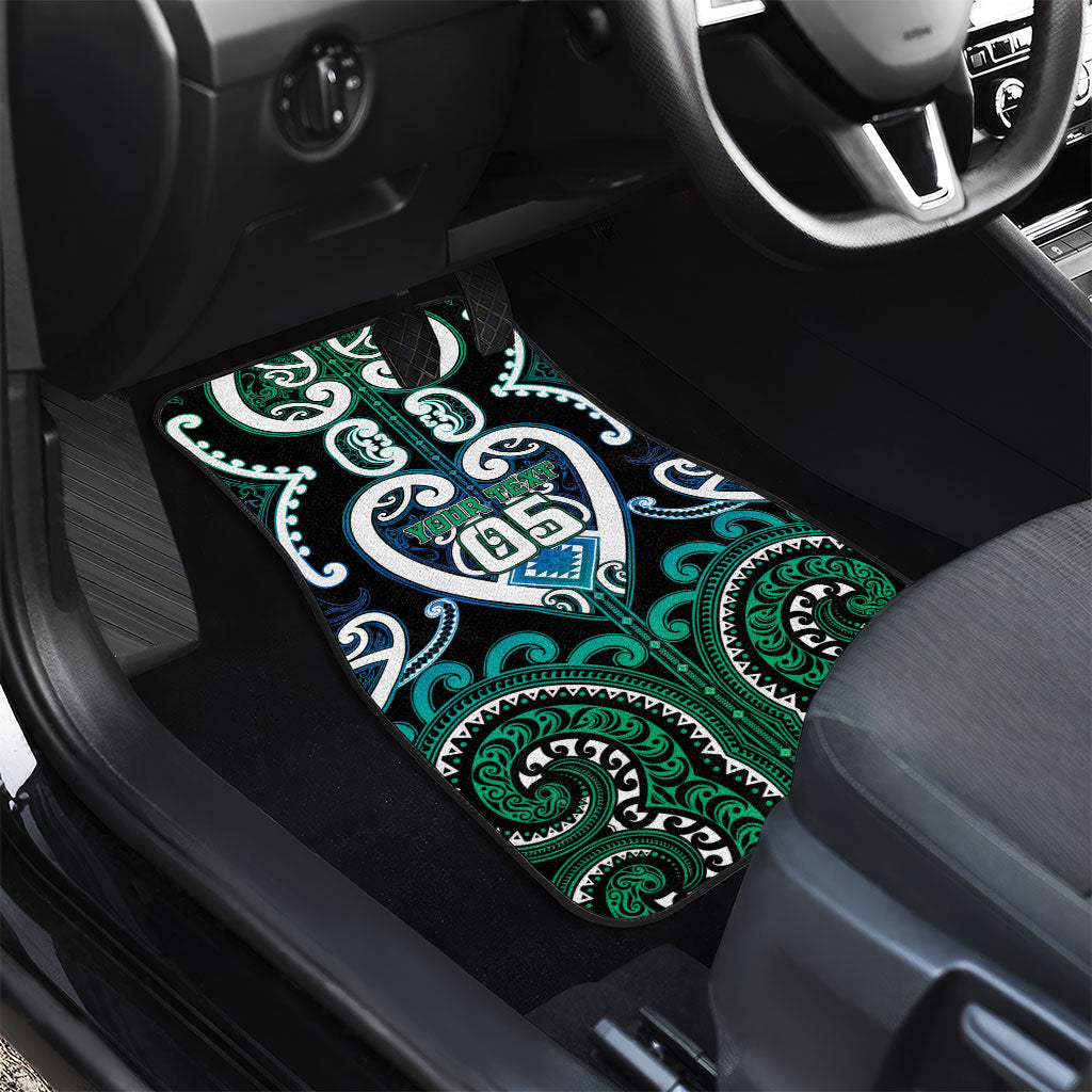 Custom Aotearoa Ngati Ranginui Car Mats Maori Tribal Pattern