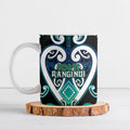 Custom Aotearoa Ngati Ranginui Ceramic Mug Maori Tribal Pattern