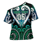 Custom Aotearoa Ngati Ranginui Cross Shoulder Shirt Maori Tribal Pattern