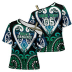 Custom Aotearoa Ngati Ranginui Cross Shoulder Shirt Maori Tribal Pattern
