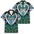 Custom Aotearoa Ngati Ranginui Family Matching Long Sleeve Bodycon Dress and Hawaiian Shirt Maori Tribal Pattern