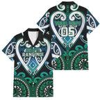 Custom Aotearoa Ngati Ranginui Family Matching Short Sleeve Bodycon Dress and Hawaiian Shirt Maori Tribal Pattern