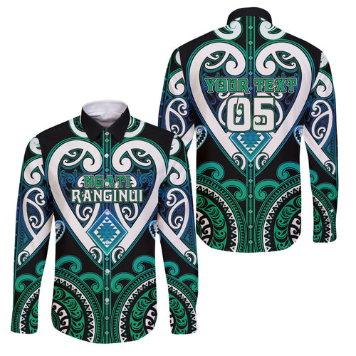 Custom Aotearoa Ngati Ranginui Family Matching Summer Maxi Dress and Hawaiian Shirt Maori Tribal Pattern