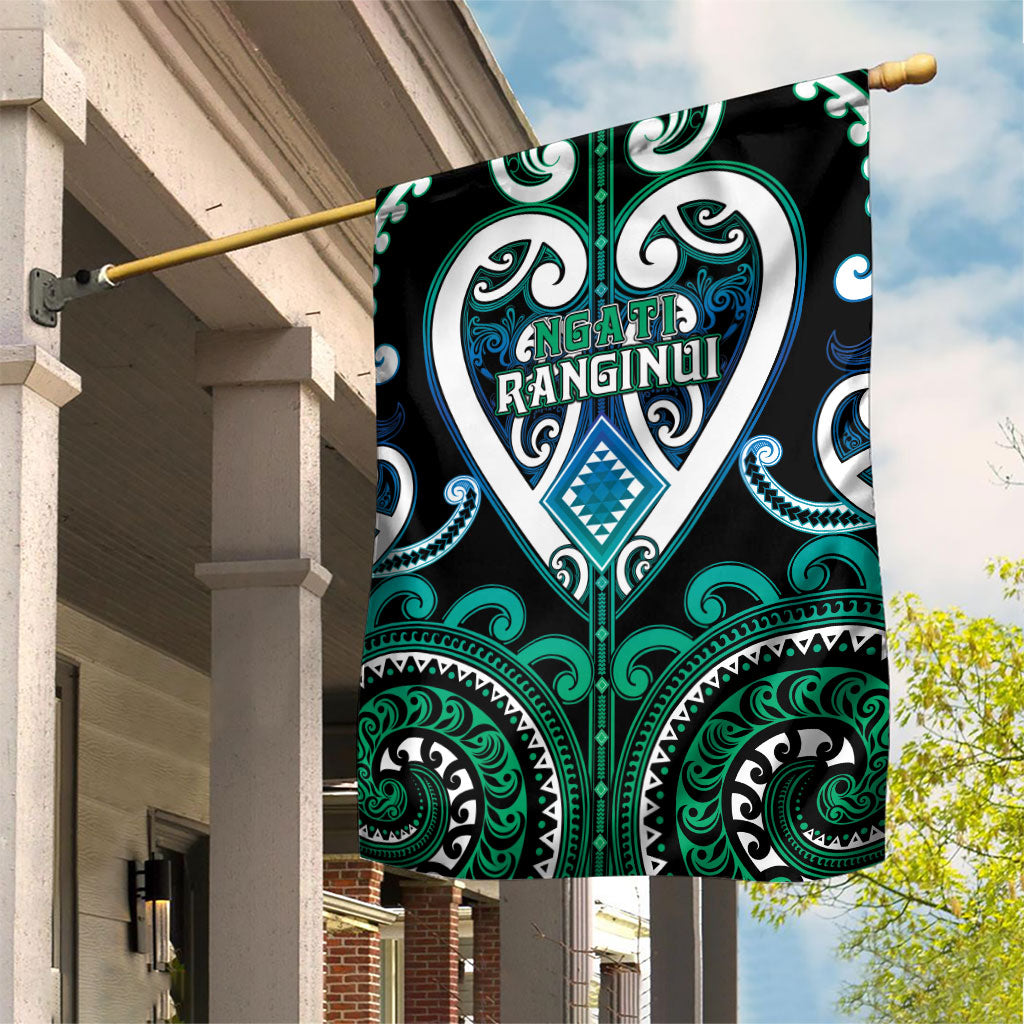 Aotearoa Ngati Ranginui Garden Flag Maori Tribal Pattern