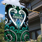 Aotearoa Ngati Ranginui Garden Flag Maori Tribal Pattern