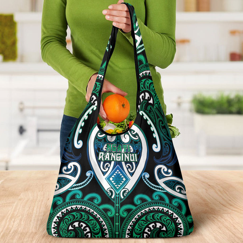 Aotearoa Ngati Ranginui Grocery Bag Maori Tribal Pattern