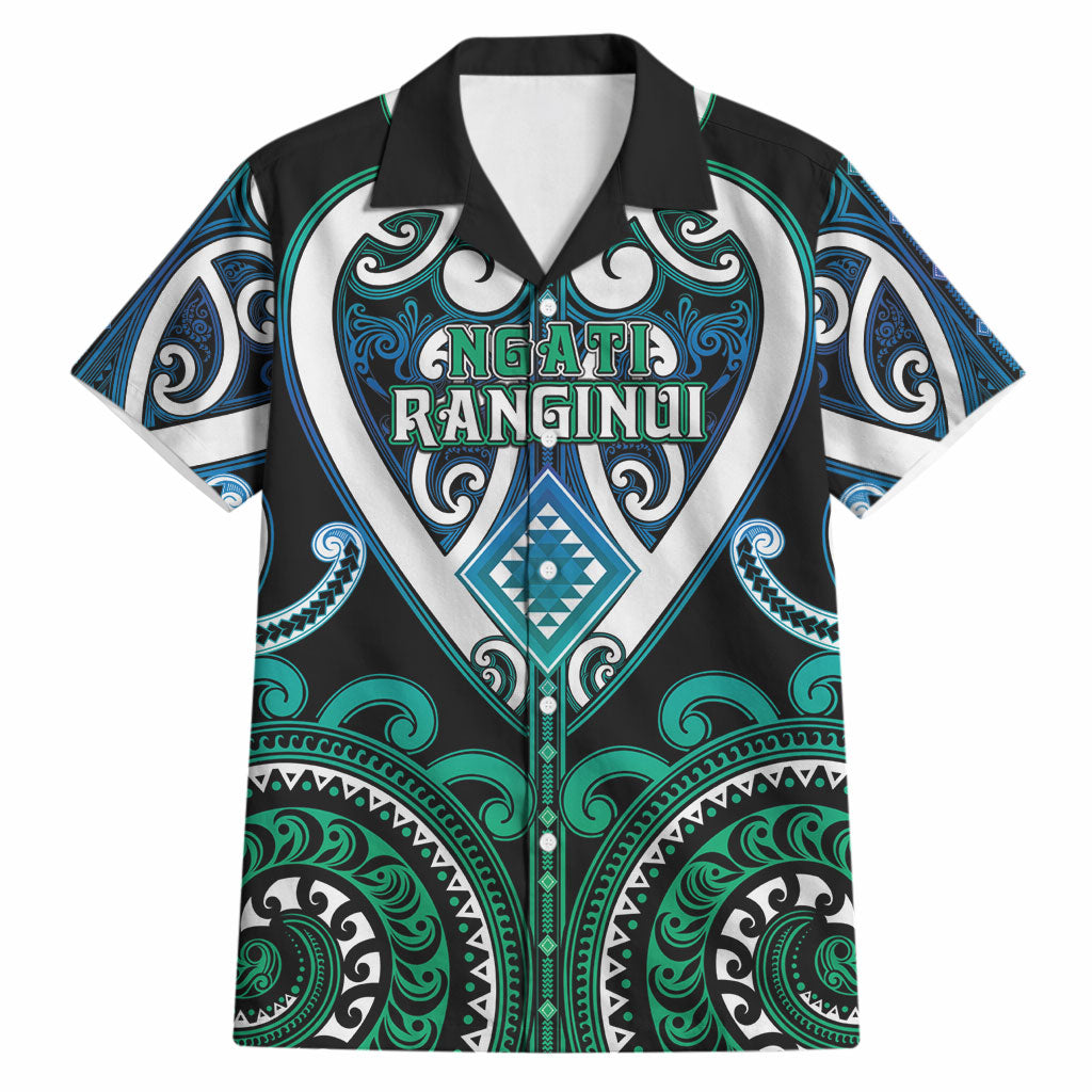 Custom Aotearoa Ngati Ranginui Hawaiian Shirt Maori Tribal Pattern
