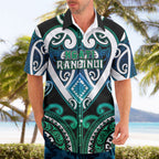 Custom Aotearoa Ngati Ranginui Hawaiian Shirt Maori Tribal Pattern
