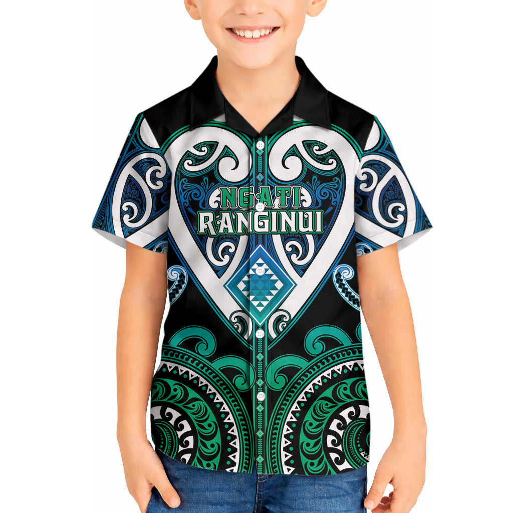 Custom Aotearoa Ngati Ranginui Hawaiian Shirt Maori Tribal Pattern