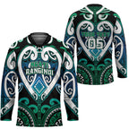Custom Aotearoa Ngati Ranginui Hockey Jersey Maori Tribal Pattern