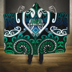 Aotearoa Ngati Ranginui Hooded Blanket Maori Tribal Pattern