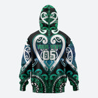 Custom Aotearoa Ngati Ranginui Hoodie Maori Tribal Pattern