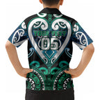 Custom Aotearoa Ngati Ranginui Kid Hawaiian Shirt Maori Tribal Pattern