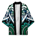 Custom Aotearoa Ngati Ranginui Kimono Maori Tribal Pattern