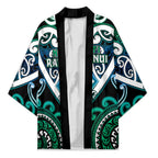 Custom Aotearoa Ngati Ranginui Kimono Maori Tribal Pattern