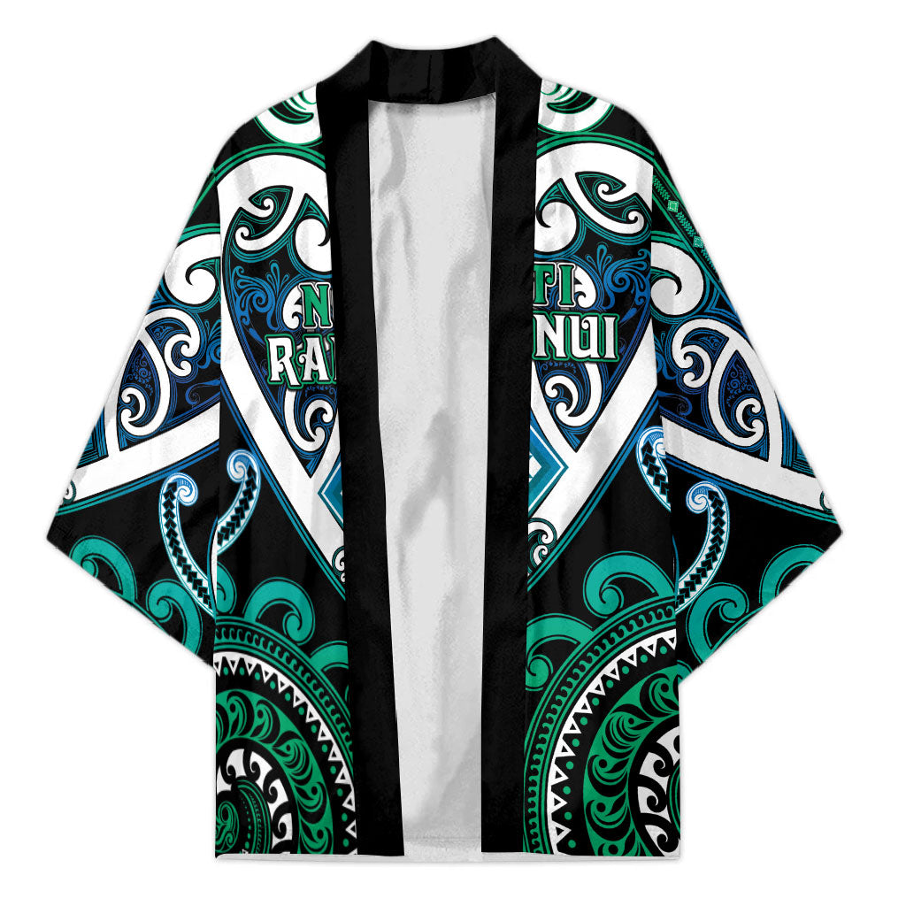Custom Aotearoa Ngati Ranginui Kimono Maori Tribal Pattern