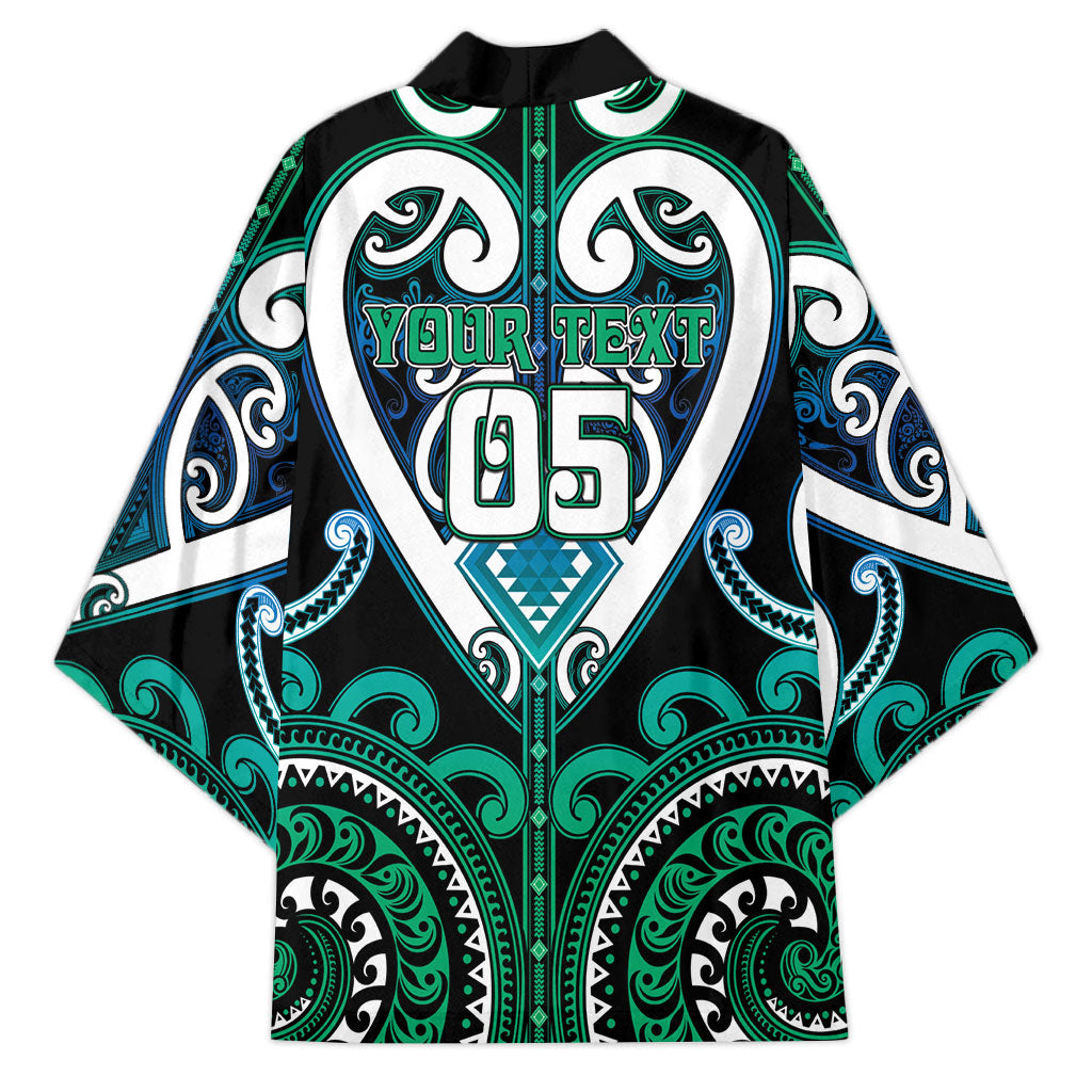 Custom Aotearoa Ngati Ranginui Kimono Maori Tribal Pattern