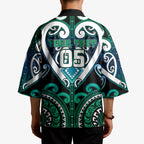 Custom Aotearoa Ngati Ranginui Kimono Maori Tribal Pattern