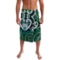 Custom Aotearoa Ngati Ranginui Lavalava Maori Tribal Pattern