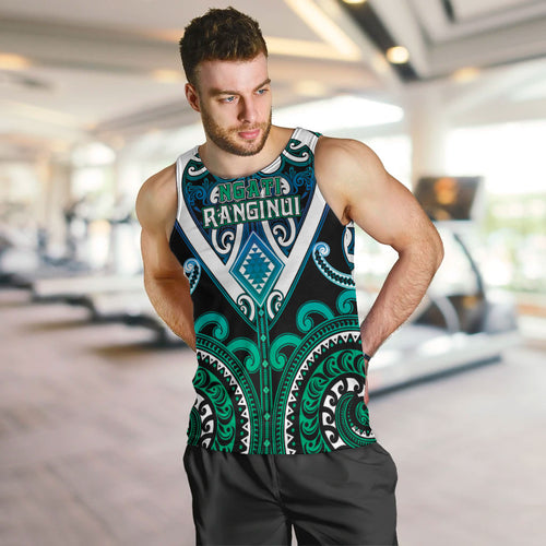 Custom Aotearoa Ngati Ranginui Men Tank Top Maori Tribal Pattern
