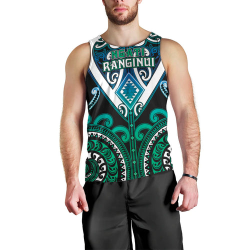 Custom Aotearoa Ngati Ranginui Men Tank Top Maori Tribal Pattern
