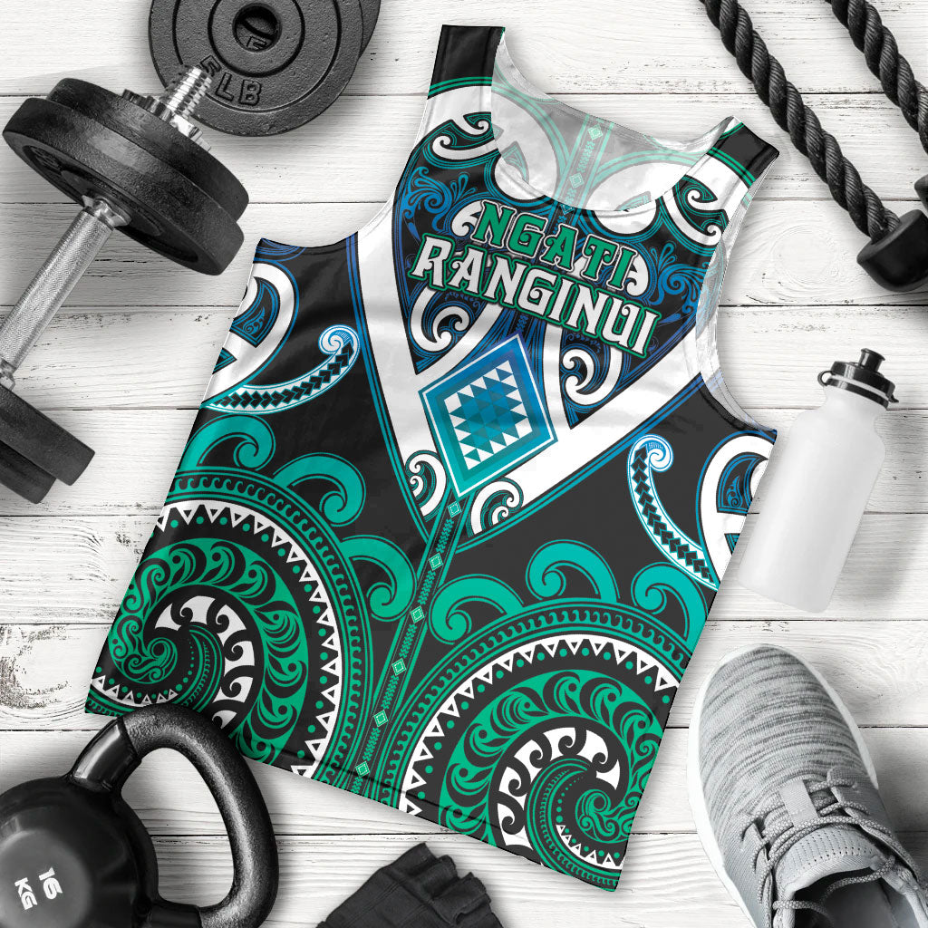 Custom Aotearoa Ngati Ranginui Men Tank Top Maori Tribal Pattern
