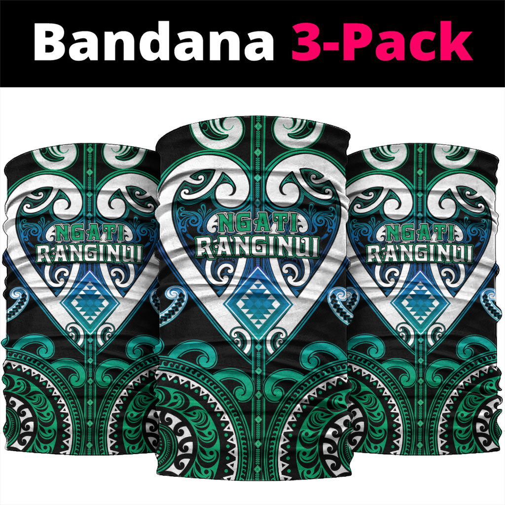 Aotearoa Ngati Ranginui Neck Gaiter Maori Tribal Pattern