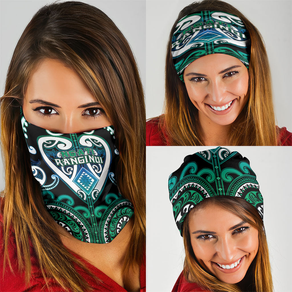 Aotearoa Ngati Ranginui Neck Gaiter Maori Tribal Pattern