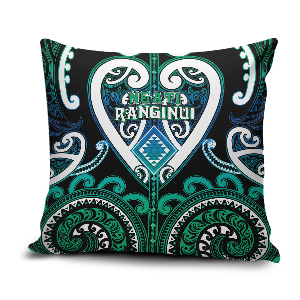 Aotearoa Ngati Ranginui Pillow Cover Maori Tribal Pattern