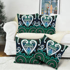 Aotearoa Ngati Ranginui Pillow Cover Maori Tribal Pattern