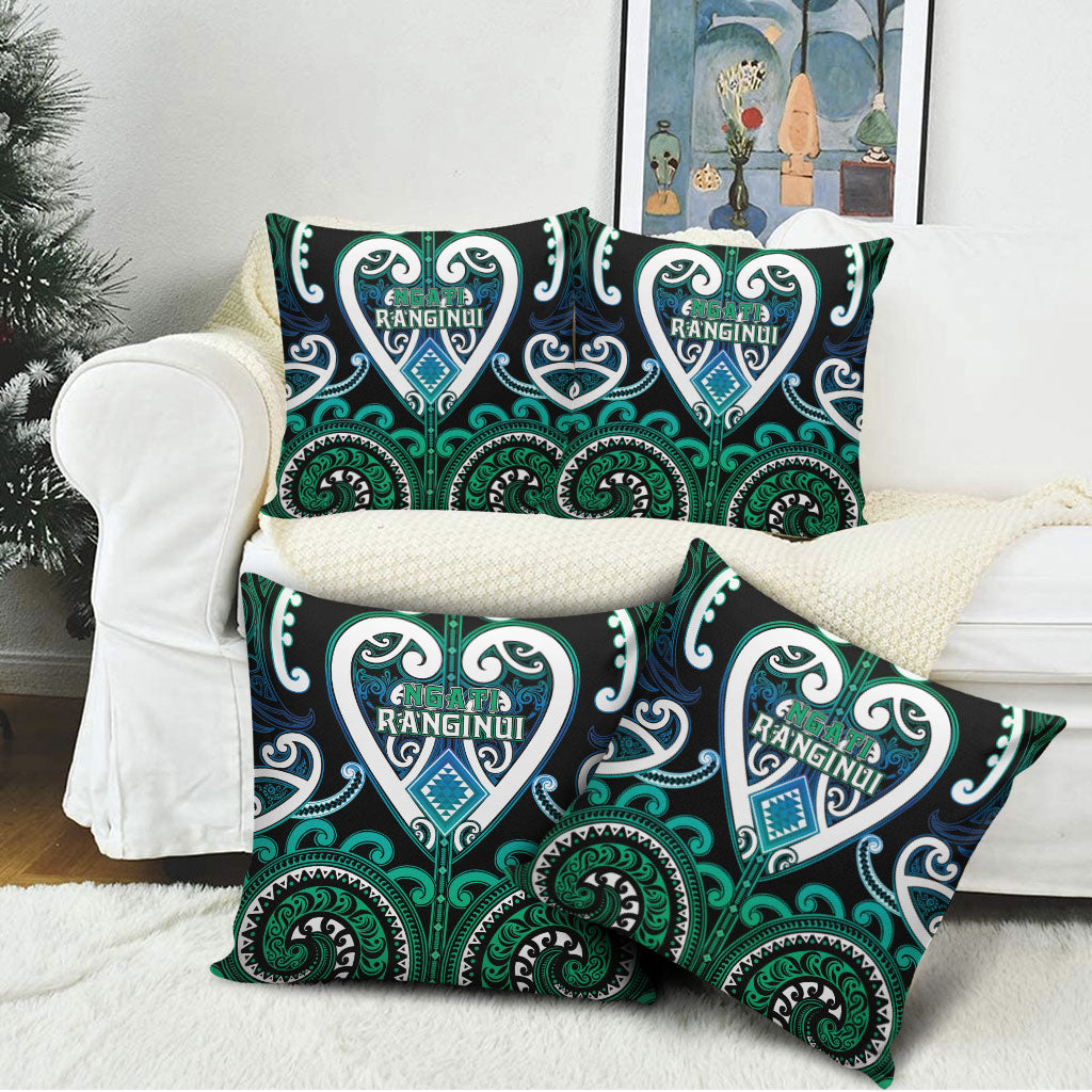 Aotearoa Ngati Ranginui Pillow Cover Maori Tribal Pattern