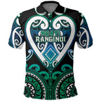 Custom Aotearoa Ngati Ranginui Polo Shirt Maori Tribal Pattern