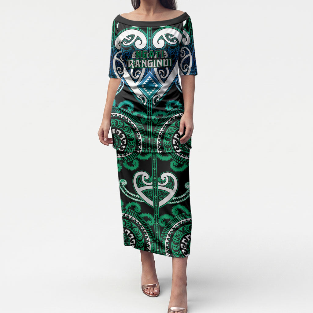 Custom Aotearoa Ngati Ranginui Puletasi Maori Tribal Pattern