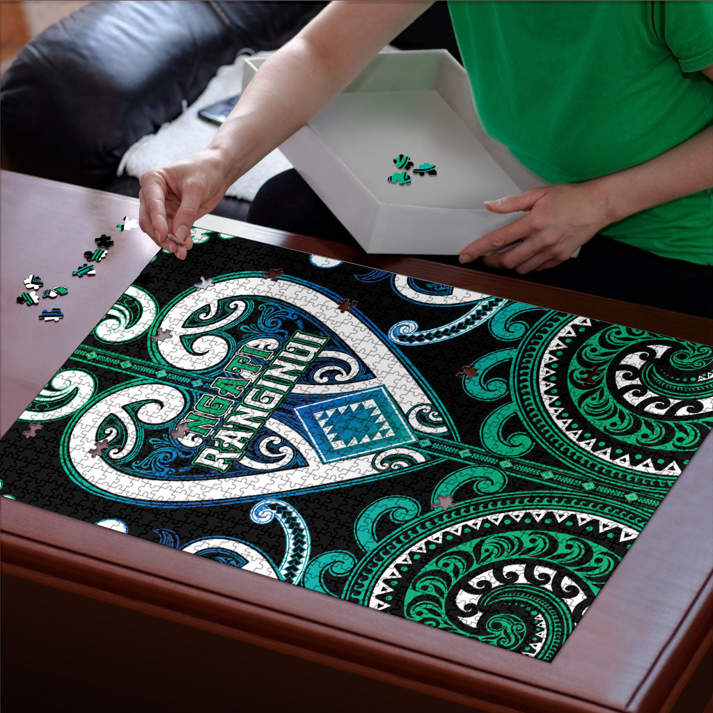 Aotearoa Ngati Ranginui Puzzle Maori Tribal Pattern