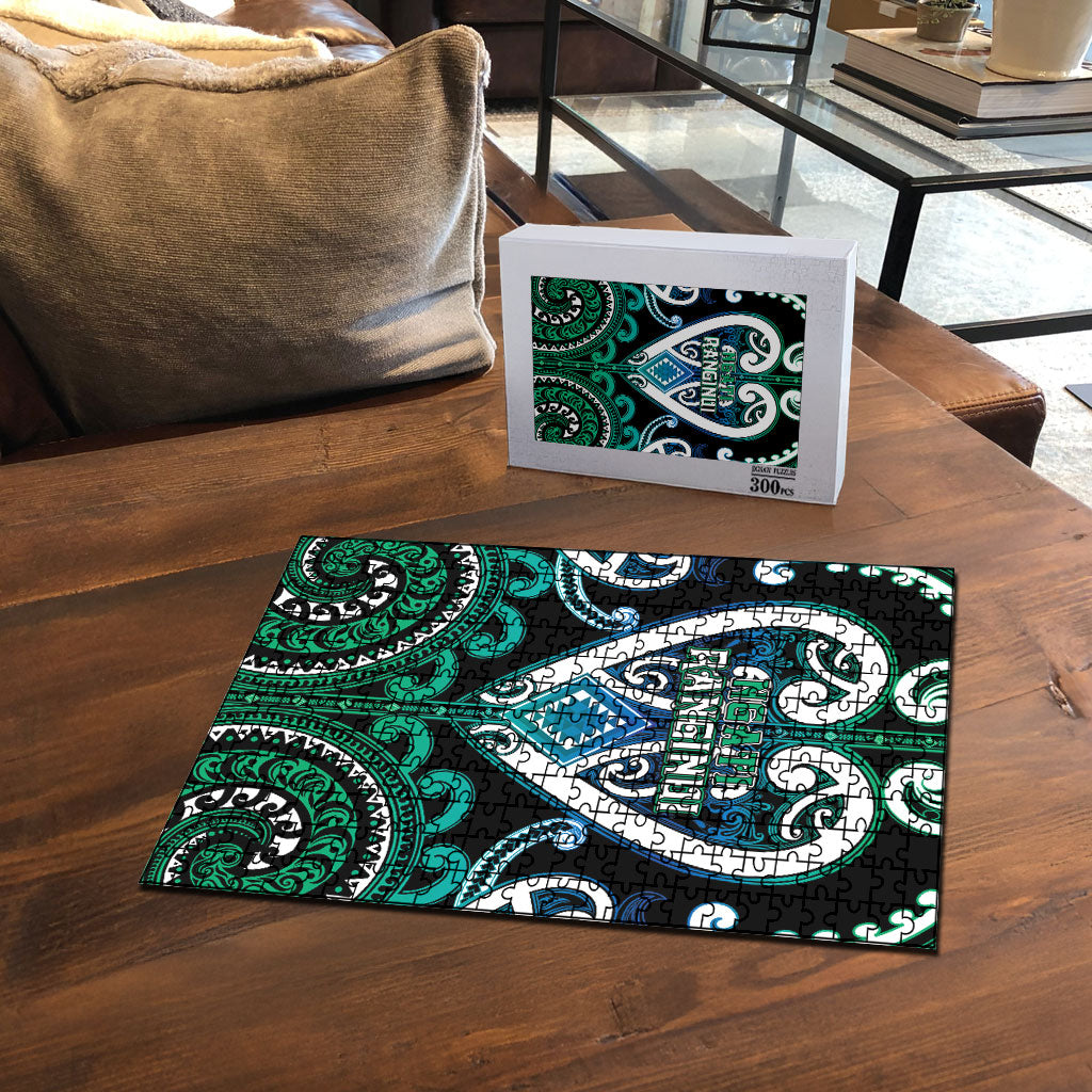 Aotearoa Ngati Ranginui Puzzle Maori Tribal Pattern