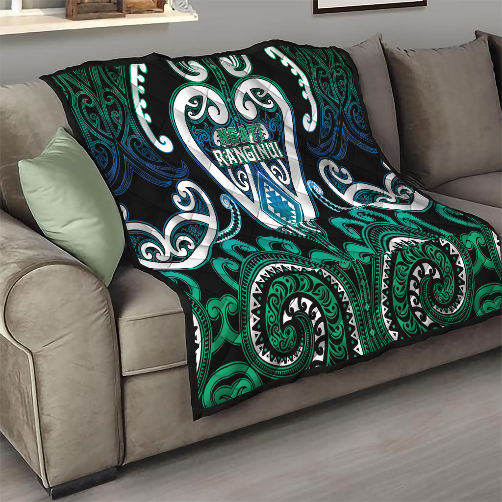 Aotearoa Ngati Ranginui Quilt Maori Tribal Pattern