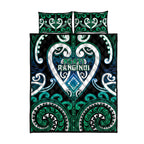 Aotearoa Ngati Ranginui Quilt Bed Set Maori Tribal Pattern