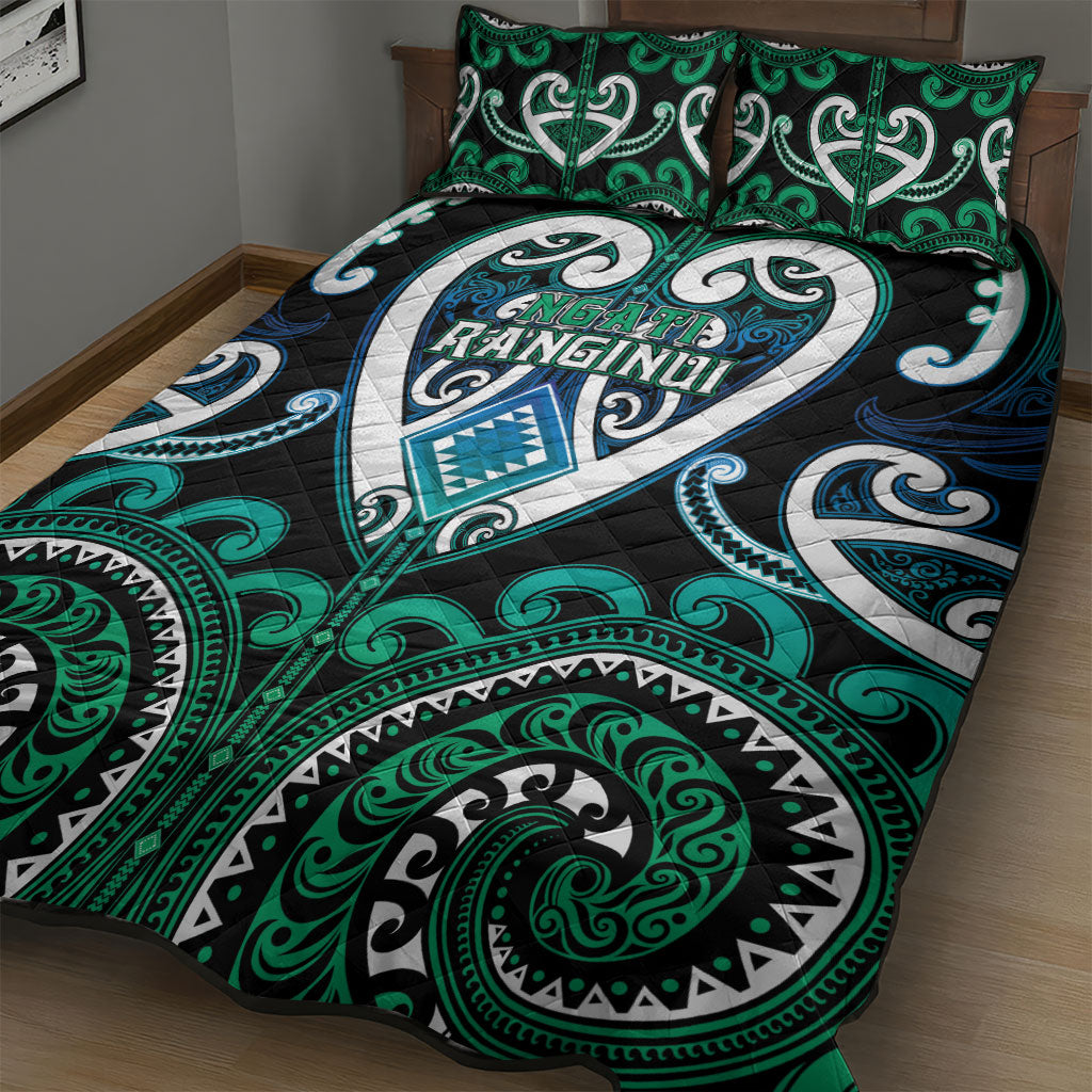 Aotearoa Ngati Ranginui Quilt Bed Set Maori Tribal Pattern